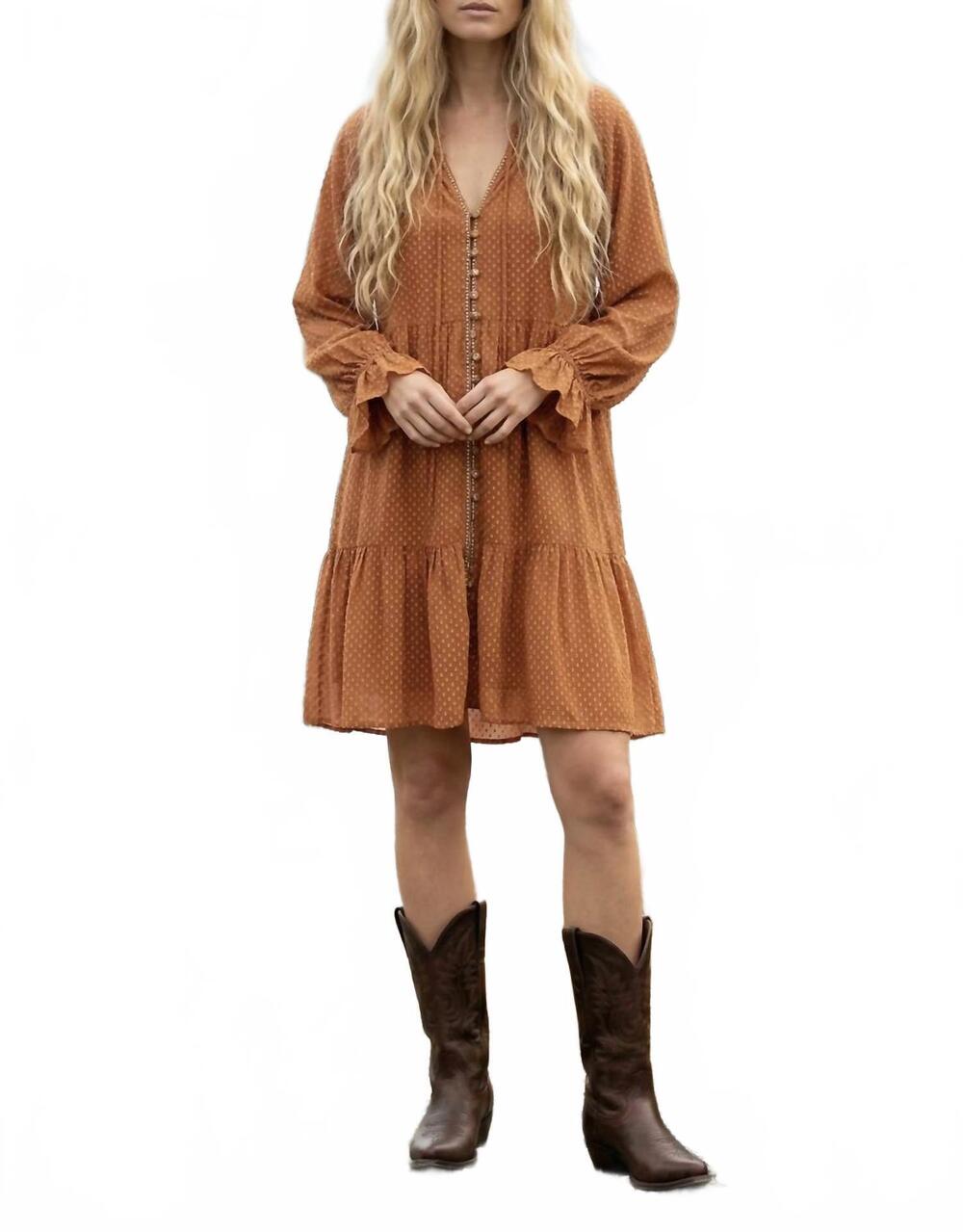 NEW JOHNNY WAS orla mini dress in margo